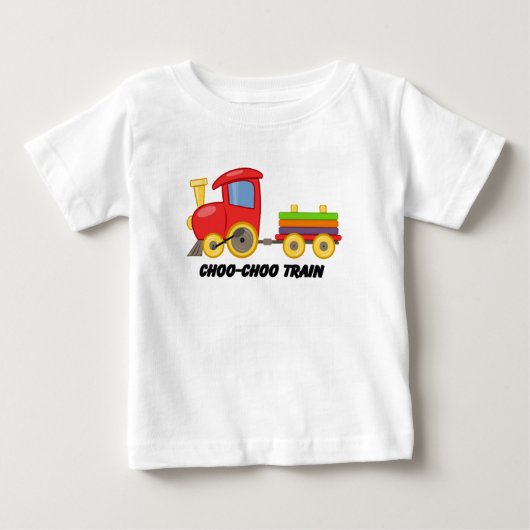Choo choo Train Little Boys Shirt (Voorkant)