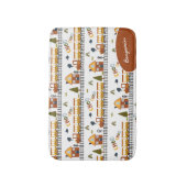 Choo Choo Train Pattern Little Kind Name Bathroom Badmat (Voorkant Verticaal)