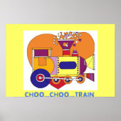 CHOO...CHOO...TRAIN POSTER (Voorkant)