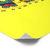 Choo Choo Train Poster up to 15x15 (Hoek)