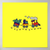 Choo Choo Train Poster up to 15x15 (Voorkant)