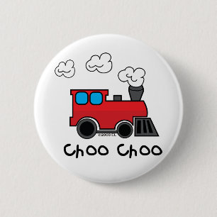 Choo Choo Train Ronde Button 5,7 Cm