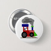 Choo Choo Train Ronde Button 5,7 Cm (Voorkant /achterkant)