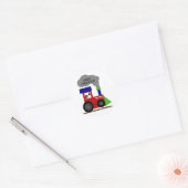 Choo Choo Train Ronde Sticker (Envelop)