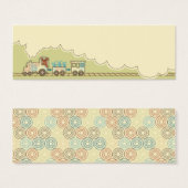Choo Choo Train Skinny Gift Label 2 Mini Visitekaartjes (Voorkant /achterkant)