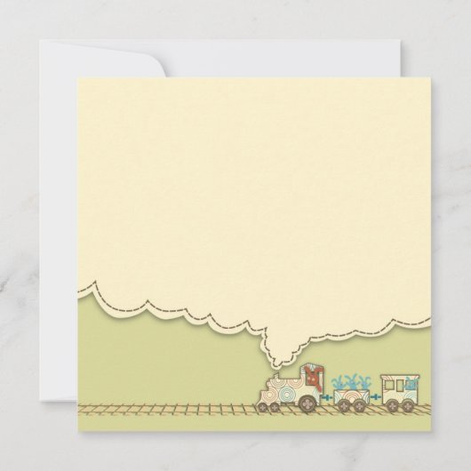 Choo Choo Train Square Aankondiging (Achterkant)