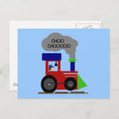 Choo Choo Train tshirts en cadeaus Briefkaart (Voorkant / Achterkant)