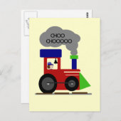 Choo Choo Train tshirts en cadeaus Briefkaart (Voorkant / Achterkant)