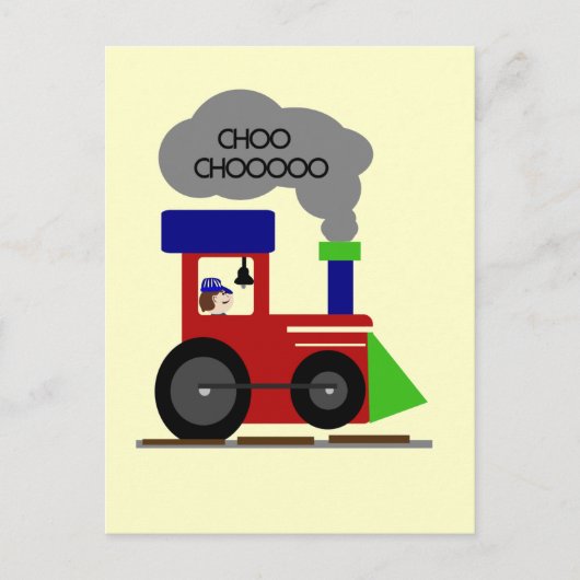 Choo Choo Train tshirts en cadeaus Briefkaart (Voorkant)