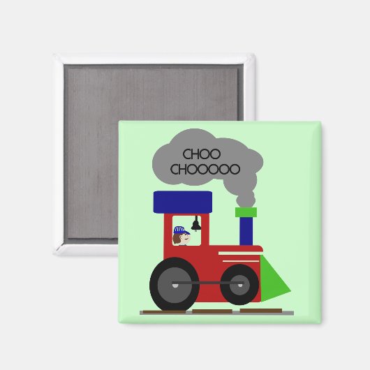 Choo Choo Train tshirts en cadeaus Magneet (Voorkant / Achterkant)