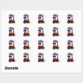 Choo Choo Train tshirts en cadeaus Ronde Sticker (Vel)
