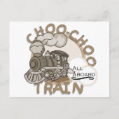 Choo-Choo Train Tshirts en GIfts Briefkaart (Voorkant)