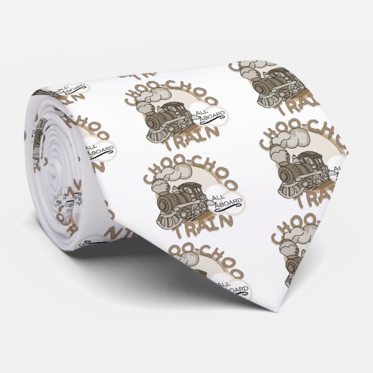 Choo-Choo Train Tshirts en GIfts Stropdas (Opgerold)