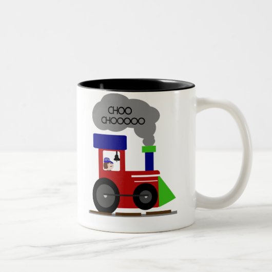 Choo Choo Train Tweekleurige Koffiemok (Rechts)