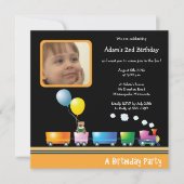 Choo Choo Train - uitnodiging van de partij van Bi (Voorkant)