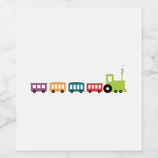 Choo Choo Train Wijn Etiket (Enkel label)