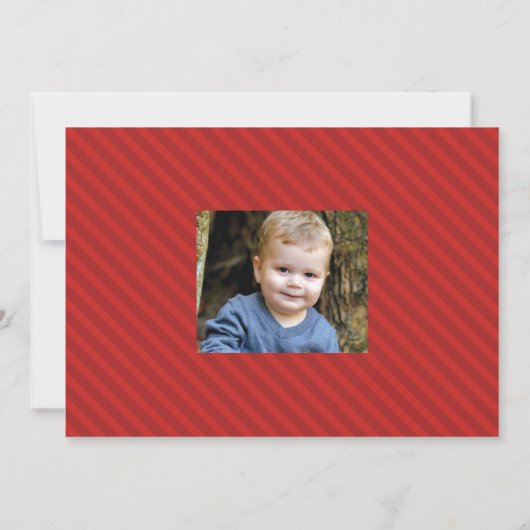 Choo choo traint blauwe rode kinderverjaardag kaart (Achterkant)