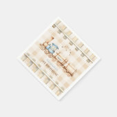 Choo Choo trein 1e verjaardag Servet (Hoek)