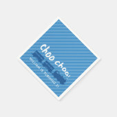 Choo choo trein kinderverjaardagsfeestje servetten (Hoek)