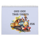 Choo Choo Trein Motoren Kinderen Kalender (Hoes)