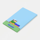 Choo-Choo-trein Post-it® Notes (Schuin)