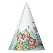 Choo Choo Trein Spoorweg Thema Party Pet Feesthoedjes (Links)