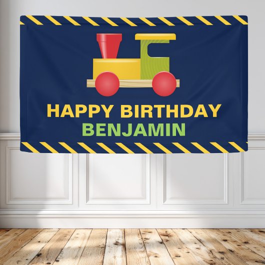 Choo Choo Trein Verjaardagsfeestje Spandoek