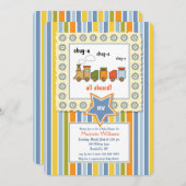 Choo Choo Uitnodiging (Voorkant / Achterkant)