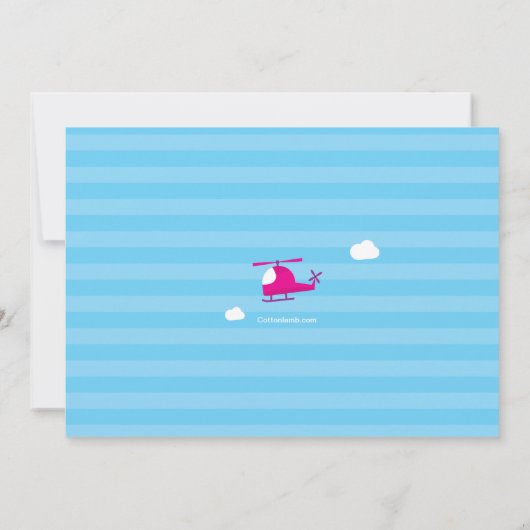 Choo Choo Wat is de nieuwe zwangerschap aankondigi Aankondiging (Achterkant)