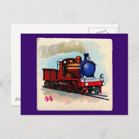 choo - trein briefkaart (Voorkant / Achterkant)