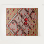 Choolaat en kersen wandkleed (Voorkant (horizontaal))