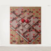 Choolaat en kersen wandkleed (Voorkant)