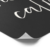 “Choose Calm” Minimalist Poster | Gray & Ivory (Hoek)