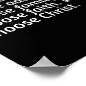 Choose Christ Prayer Courage Beauty Family, Advent Poster (Hoek)