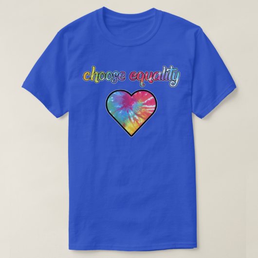 Choose Equality Gay LGBTQ Pride Month Supporter Gr T-shirt (Design voorkant)