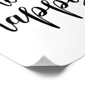 Choose Happy - For Women &amp; Men, Motivational Q Poster (Hoek)