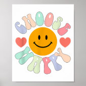 Choose Happy Motivational Insrational Sitive  Poster (Voorkant)