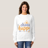 Choose Happy Trui (Voorkant volledig)