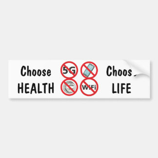 Choose Health, Choose Life Bumpersticker
