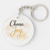 Choose Joy Acrylic Keychain (Achterkant)