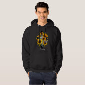 Choose joy Cross Sunflowers Butterflies Christian Hoodie (Voorkant volledig)