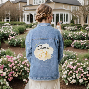 Choose Joy Denim Jas Jacket