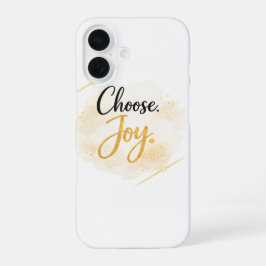 Choose Joy iPhone 16 Case Hoesje