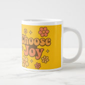 Choose Joy Minimalist Art - Positive Mindset Print Grote Koffiekop (Rechts)
