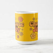 Choose Joy Minimalist Art - Positive Mindset Print Koffiemok (Center)