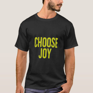 Choose Joy sticker T-shirt