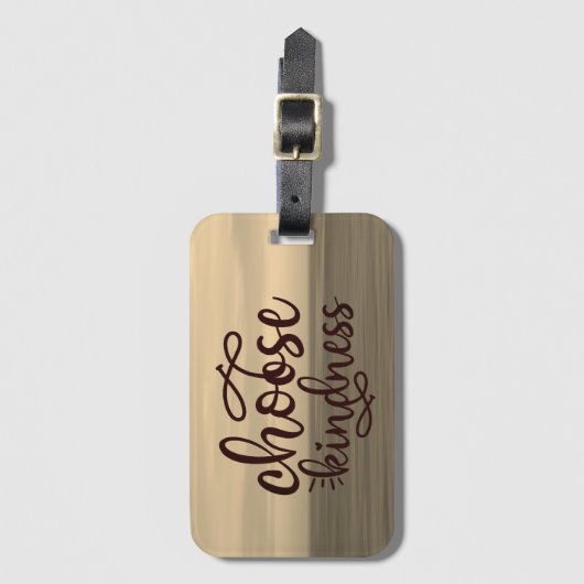 Choose Kindness Bagagelabel (Voorkant (verticaal))