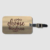 Choose Kindness Bagagelabel (Voorkant (horizontaal))