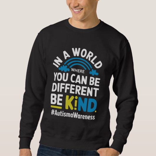 Choose Kindness Be Kind Positive Quote Floral T-Sh Trui (Voorkant)