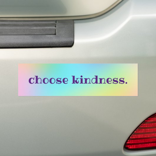 Choose Kindness Bumpersticker (Op auto)